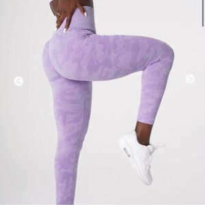 NVGTN Purple Camouflage Leggings